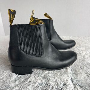 Kids Traditional Mexican Botines Charros Yellow Pull Tabs Size 13